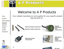 Tablet Screenshot of ap-products.de